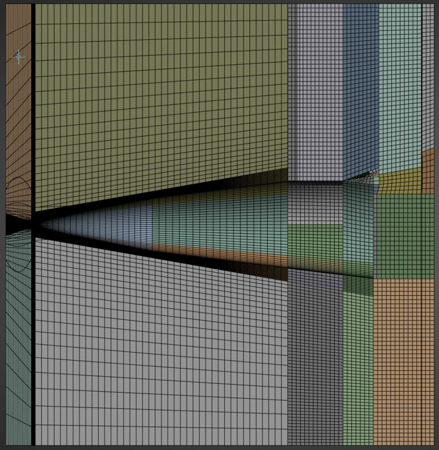 Full structured benchmark mesh
