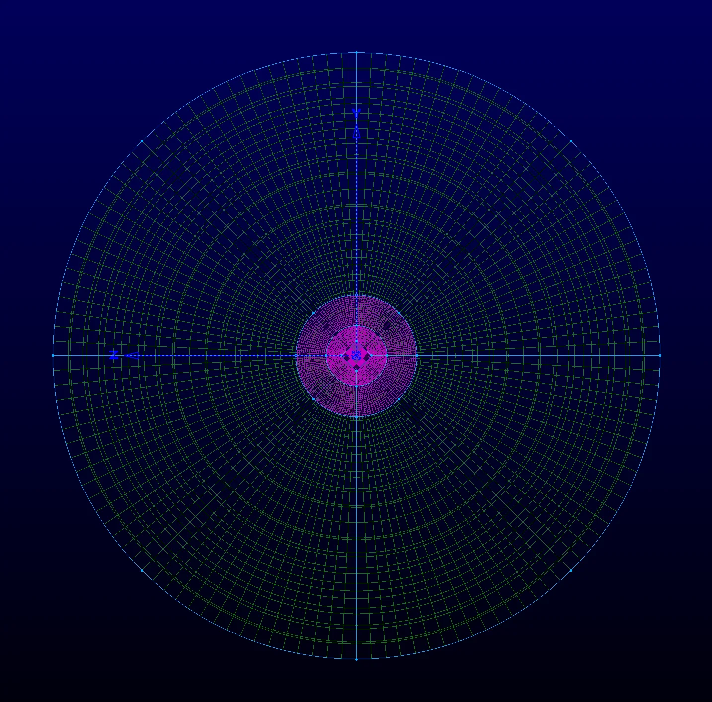 Butterfly O-H nose grid