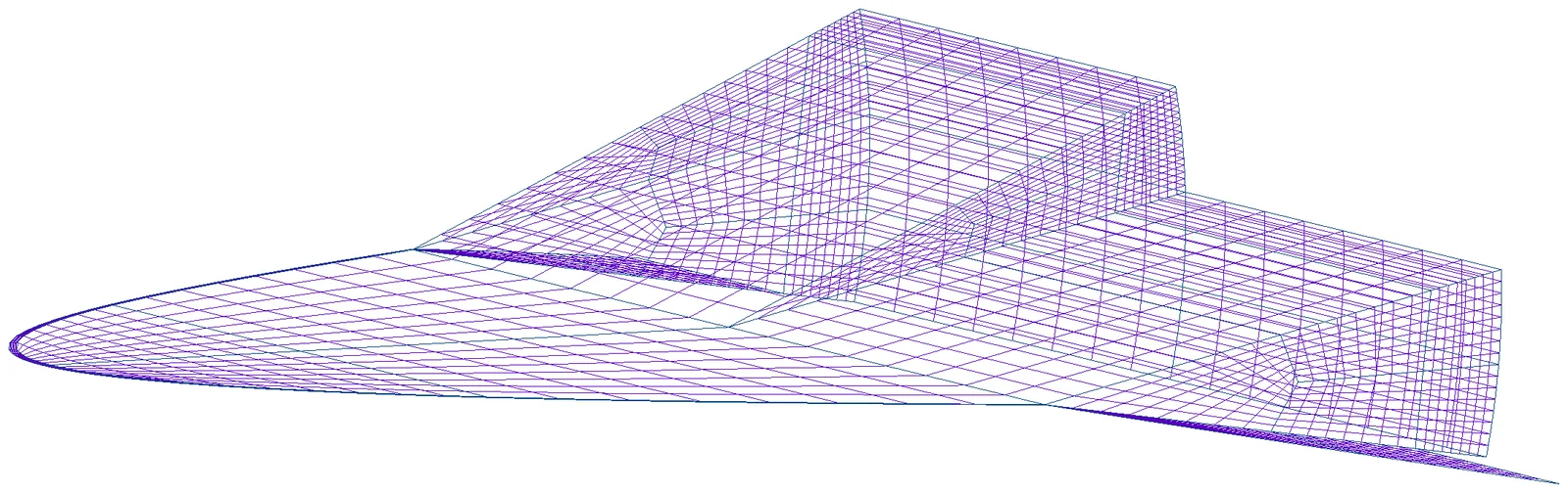 Flap panel surface mesh